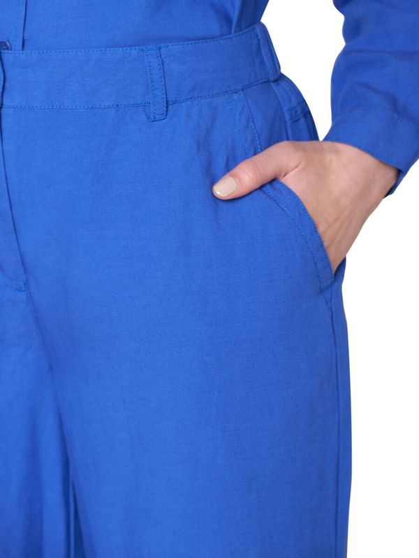 Lene linbukser kornblå