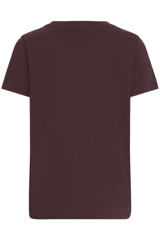 Fransa perfekt t-shirt mahogni 