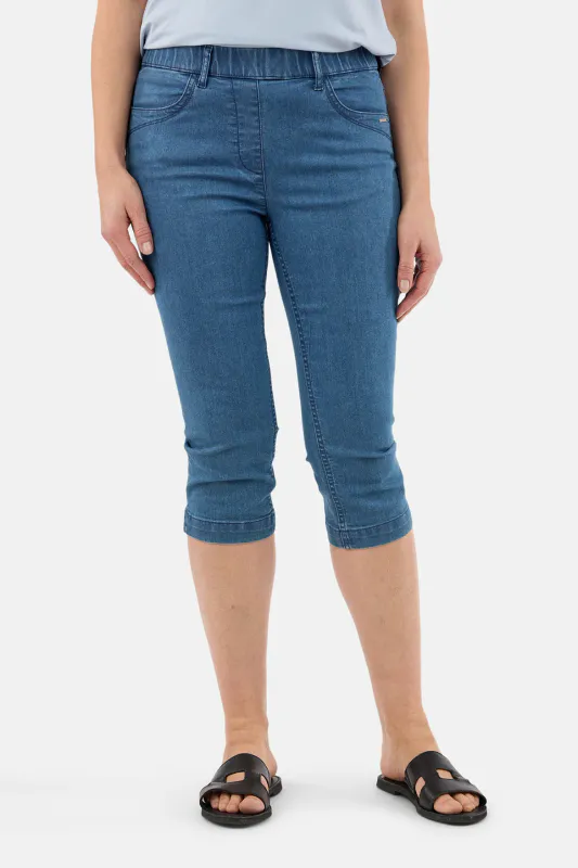 Tonje capribukse denim