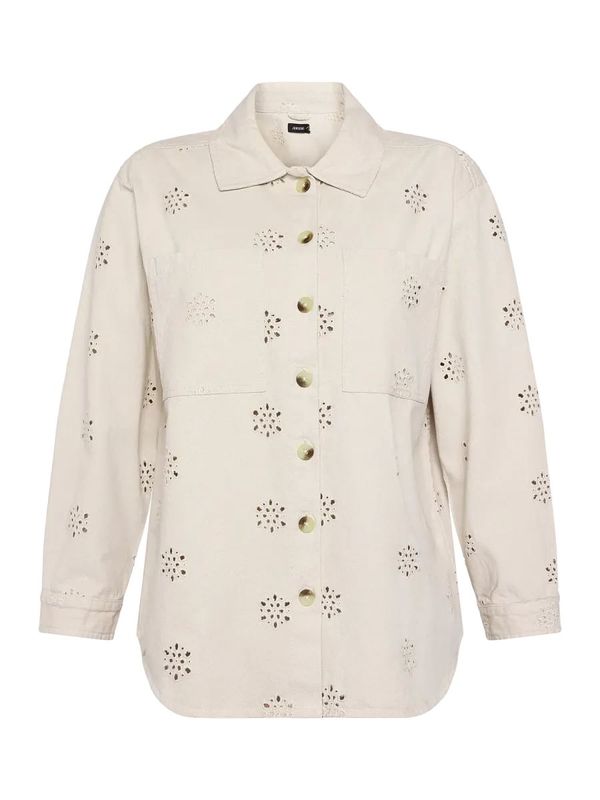Ellen skjortejakke beige
