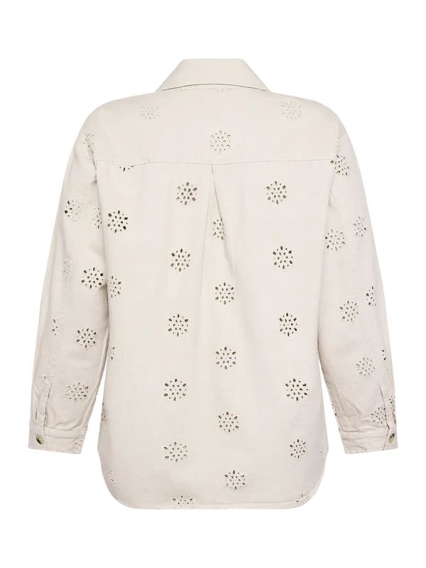 Ellen skjortejakke beige