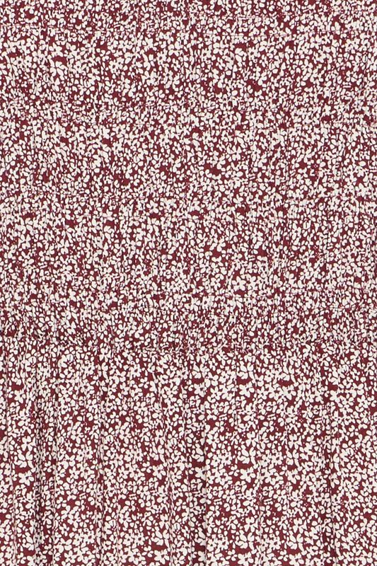 Irene kjole ditsy flower red