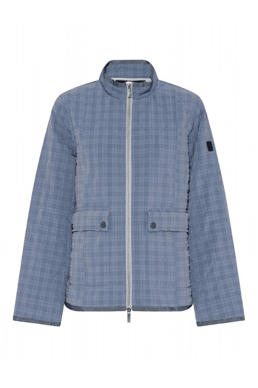 Freia jakke quilted blue