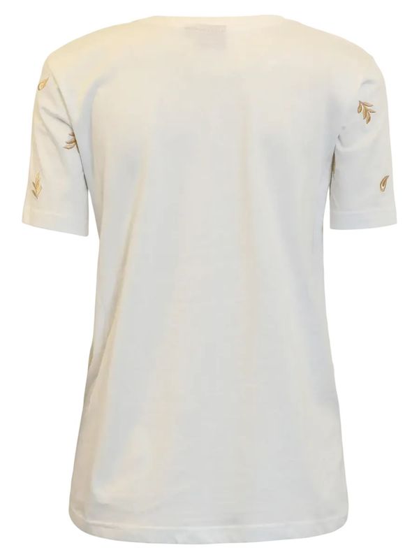 Eli t-shirt golden leaf