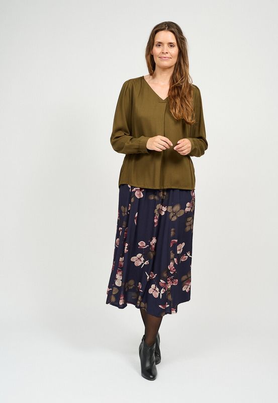 Olive bluse 