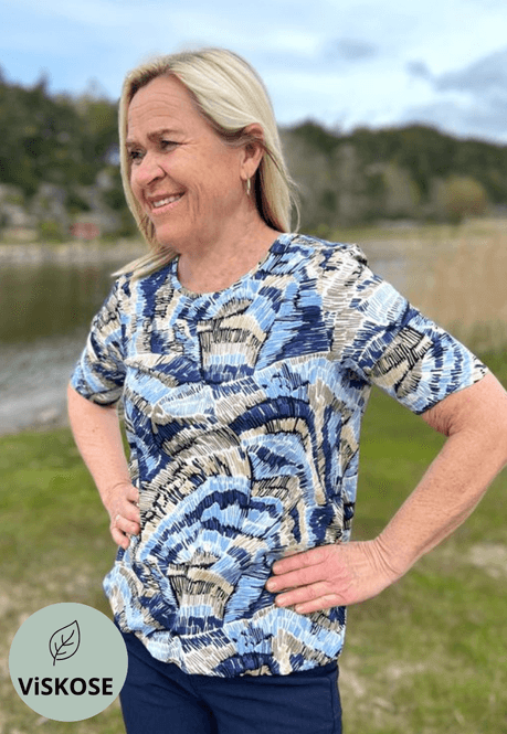 Hovedbilde Inger t-shirt frihetsblå
