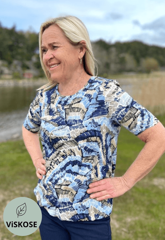 Inger t-shirt frihetsblå