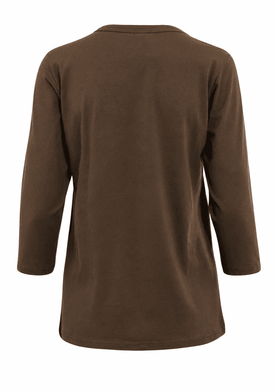 Mona basic topp brun