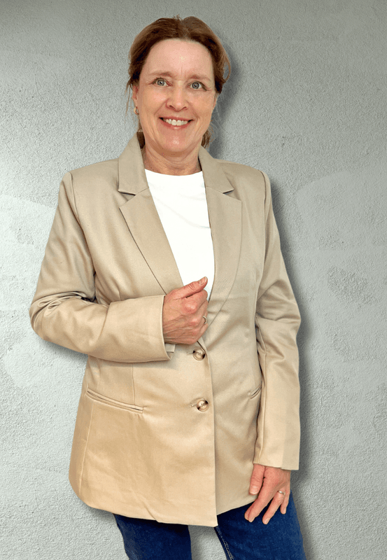Jenny dressjakke sand