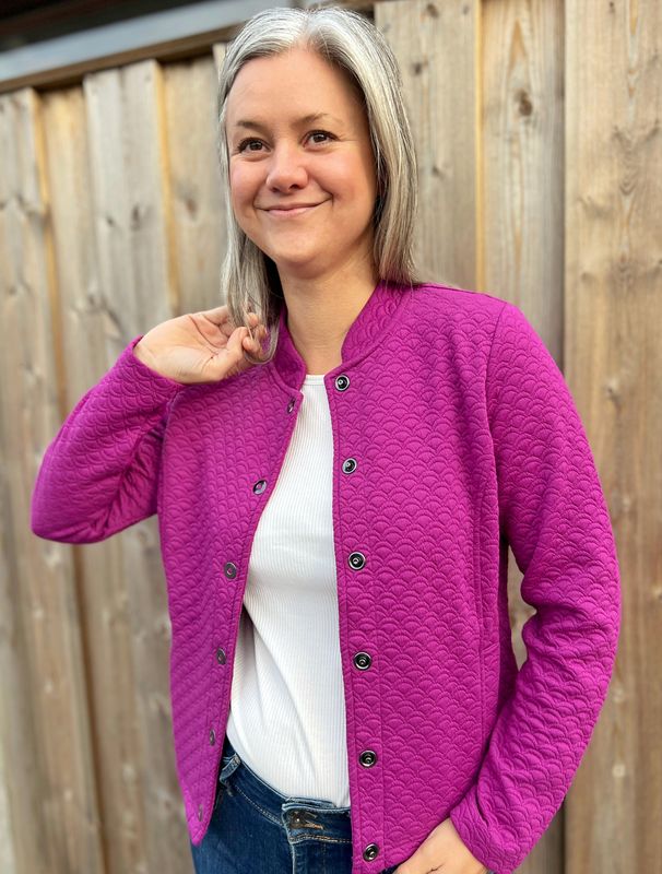 Bjørg myk jakke fuksia