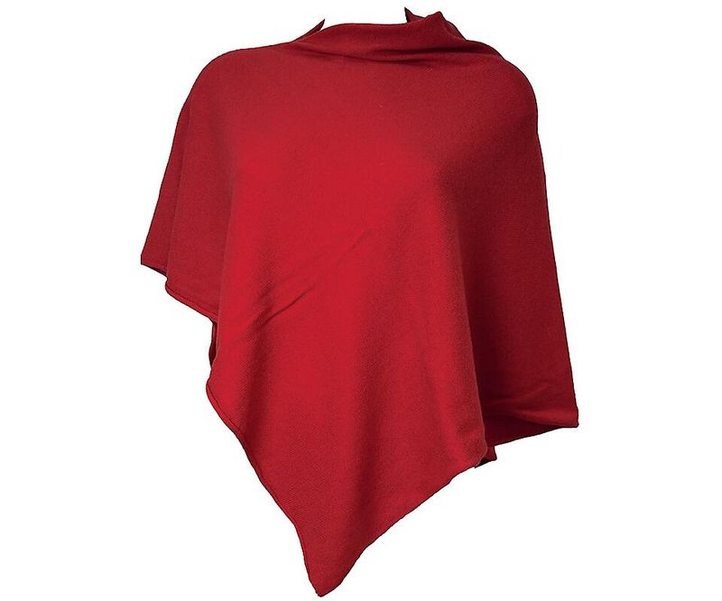 Rød poncho 