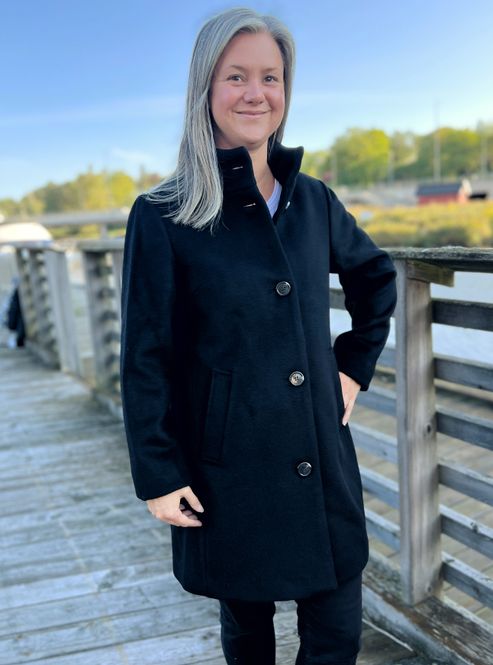 Hovedbilde Sylvia kåpe-jakke svart