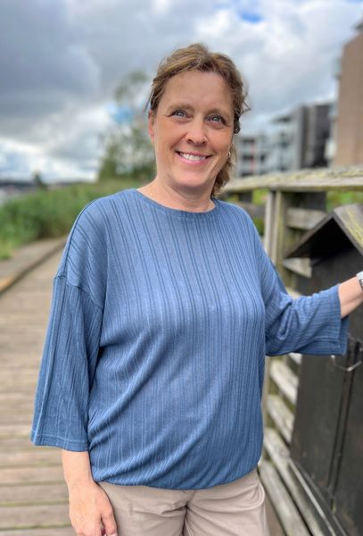 Hovedbilde Marion genser blågrå