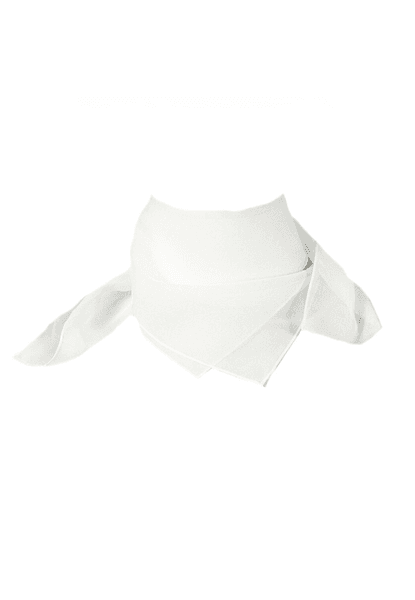 Hovedbilde Skjerf chiffon hvit