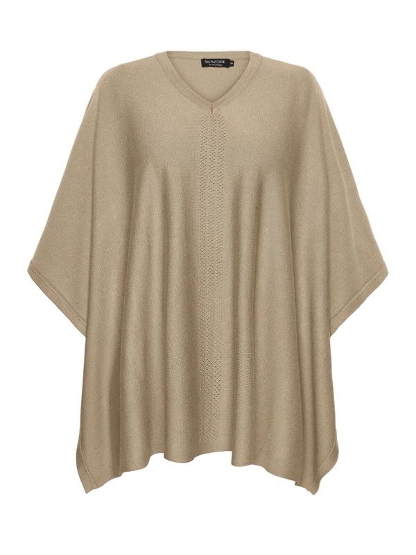 Sølvi poncho valnøtt