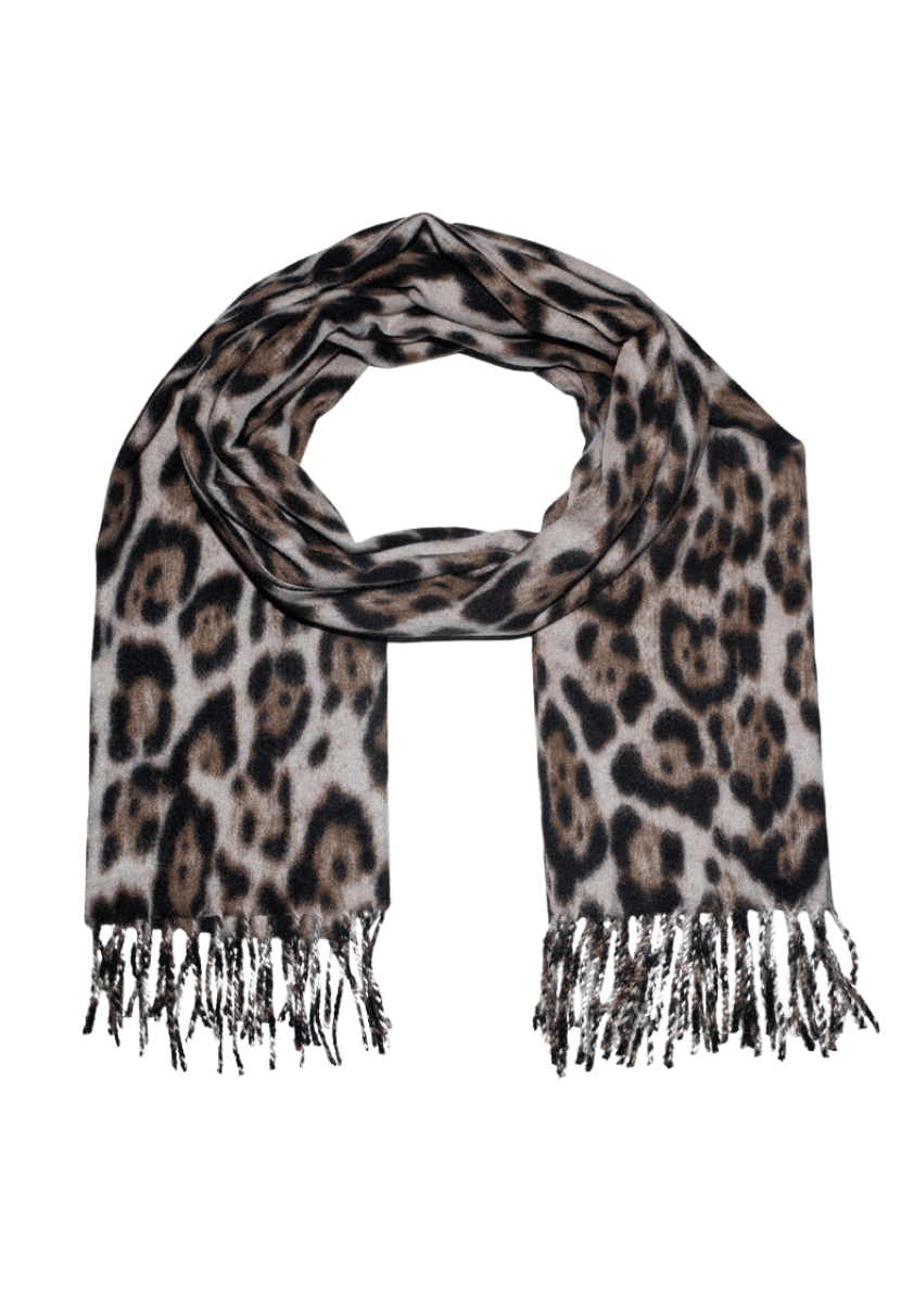 Skjerf børstet leopard