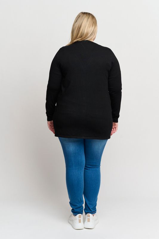 Best basic cardigan svart 