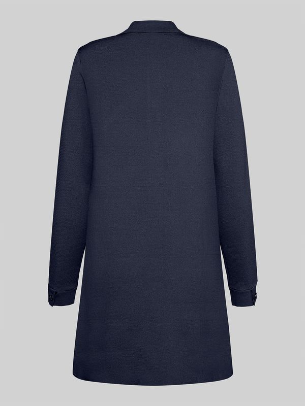 Sølvi lang cardigan marine