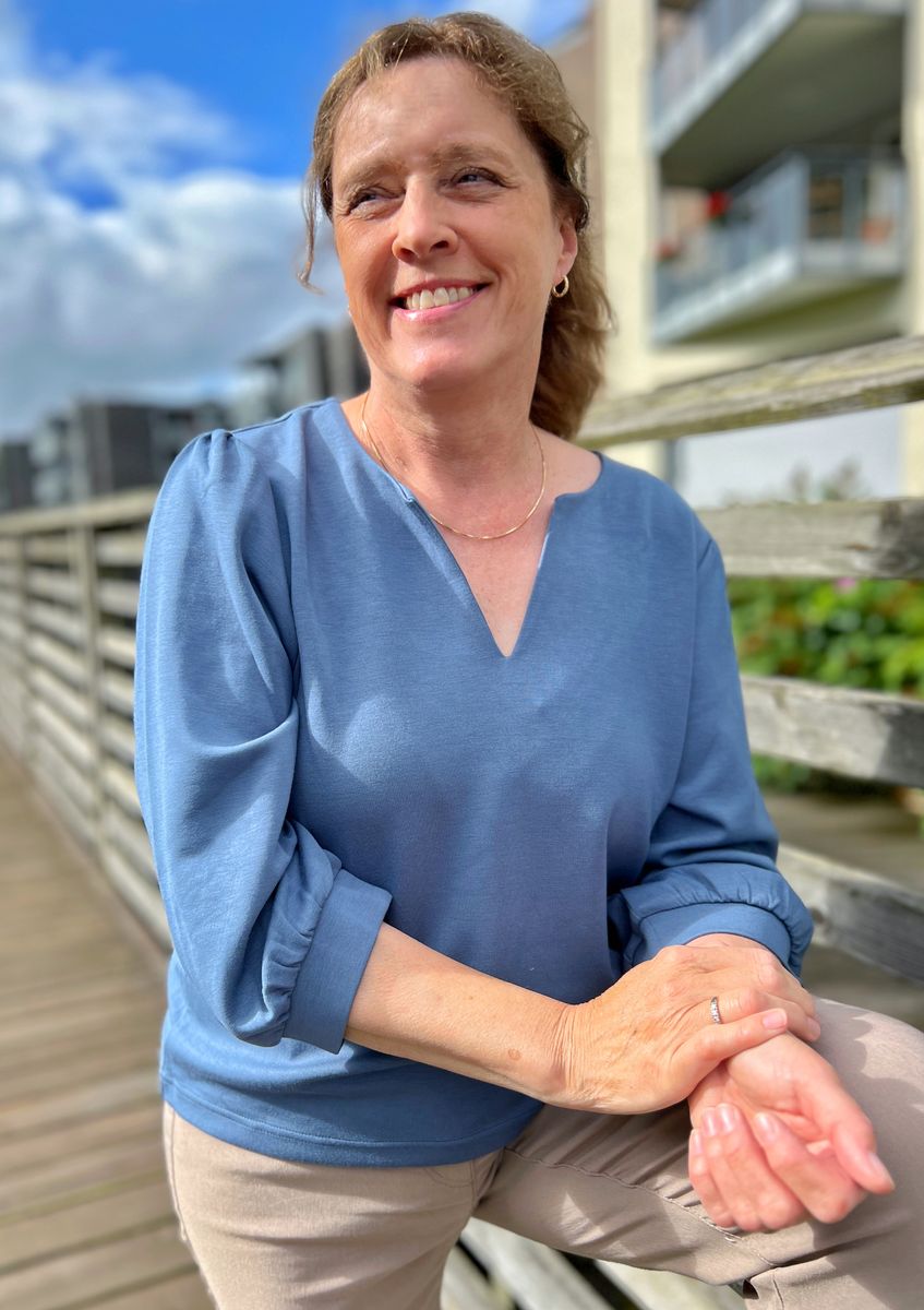 Marion genser skiferblå