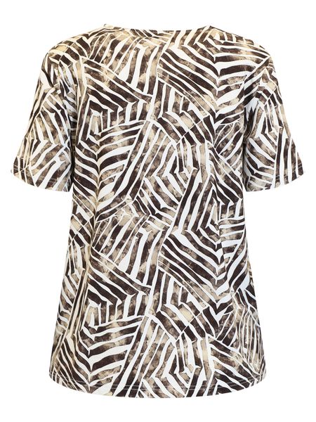 Hovedbilde Tonje t-shirt brun sebra