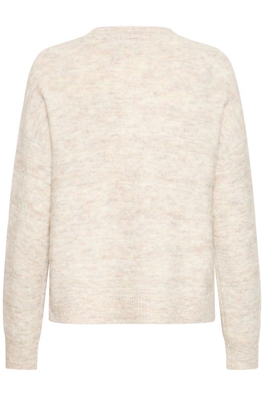 Marion cardigan m/ull havre melert