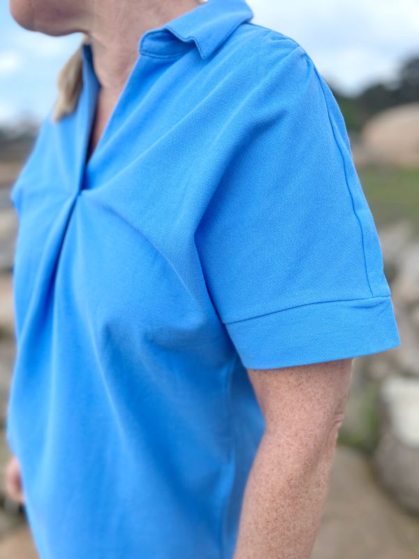 Vilde t skjorte provence blå