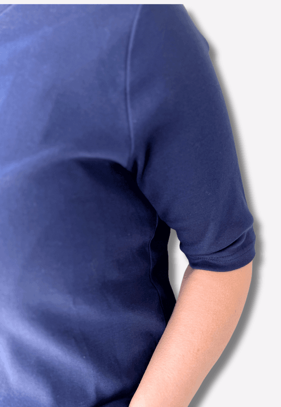 Inger t-shirt basic blå