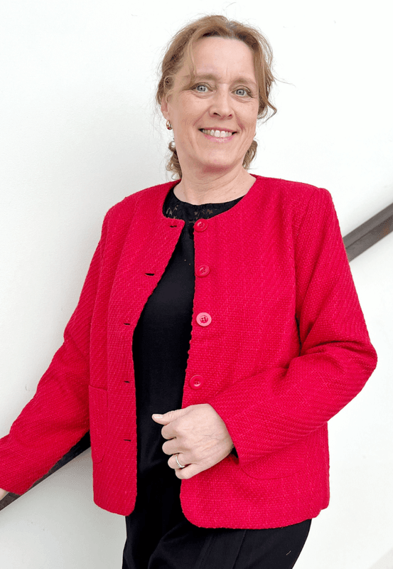 Amanda rød jakke