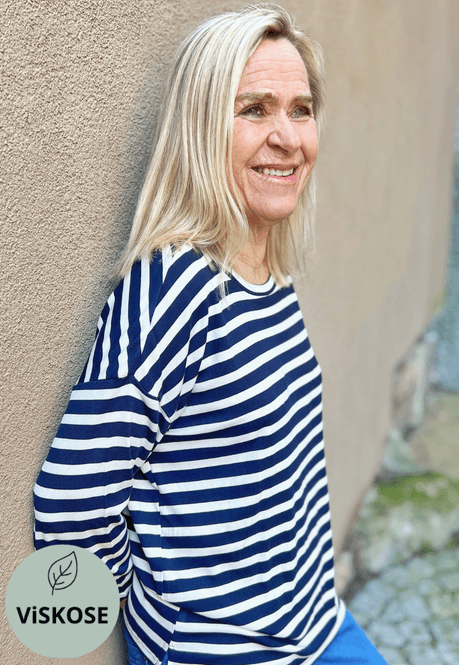 Hovedbilde Irene blåstripet genser