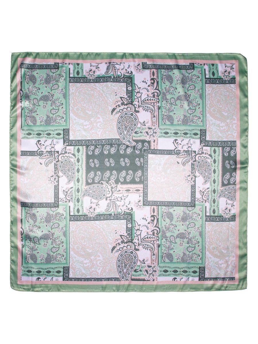 Skjerf paisley grønn