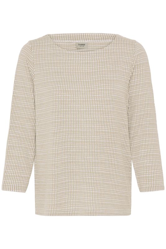 Irene topp beige grid