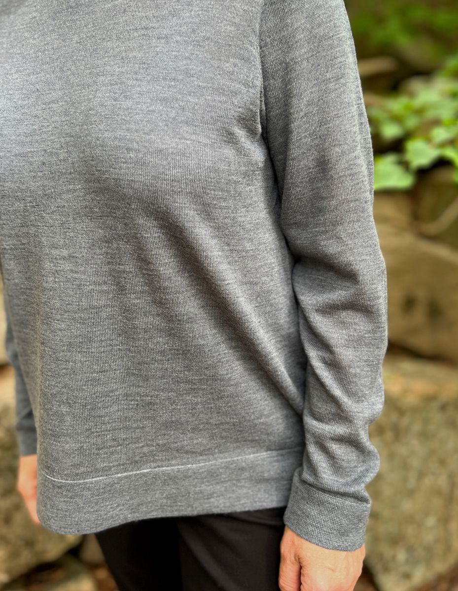 Marion tynn ullgenser gråmelert