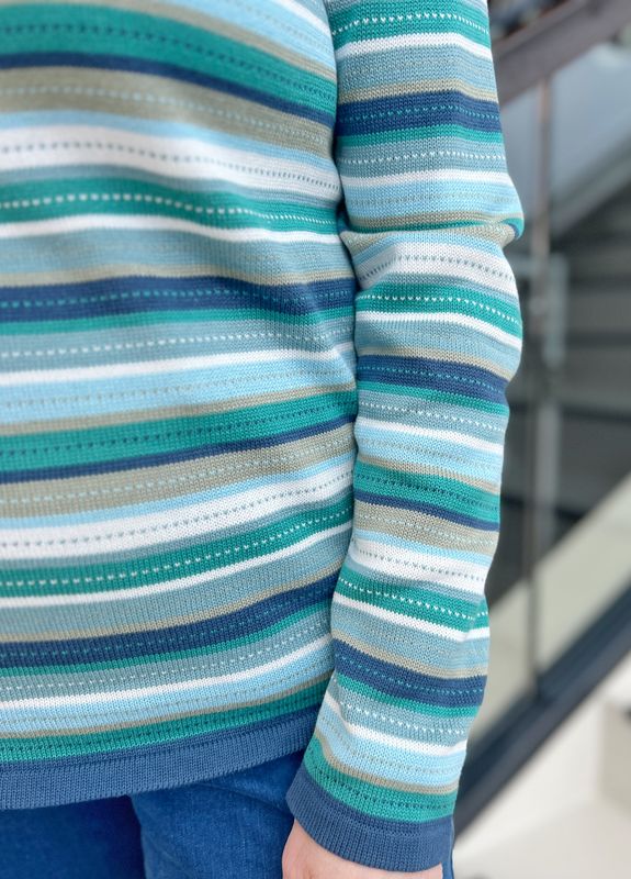 Lena genser Malakitt stripe