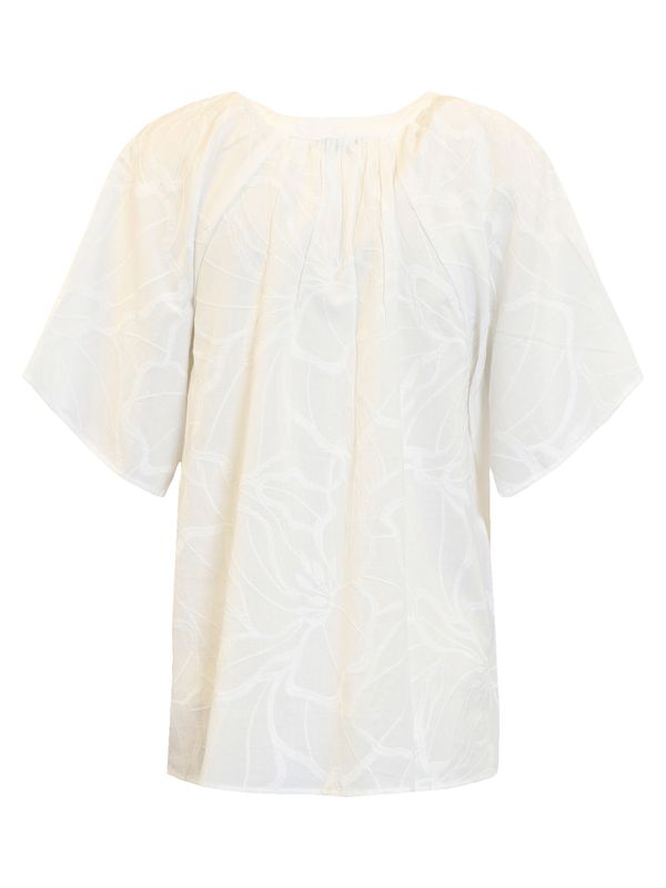 Carine kortermet bomullsbluse