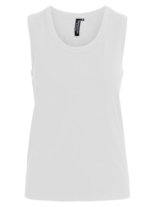 Hovedbilde Mona basic singlet kremhvit