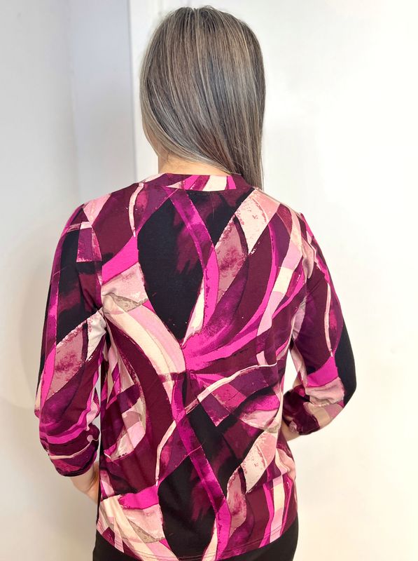 Kjersti topp fuksia 