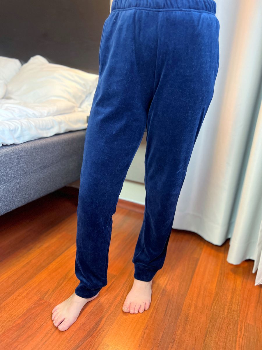 Anne kosedress stripet marine