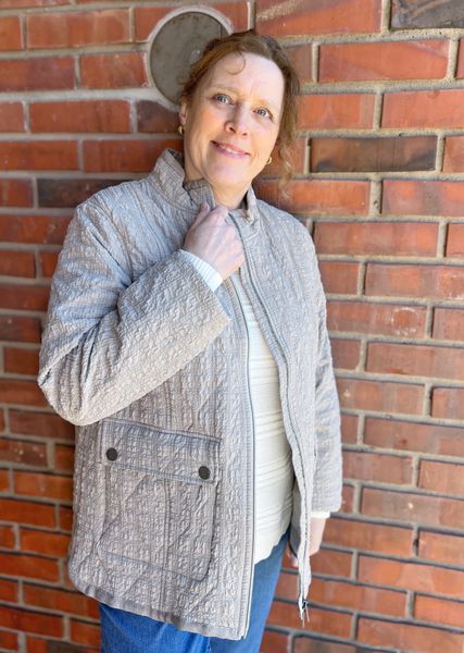 Hovedbilde Freia jakke quilted dark sand
