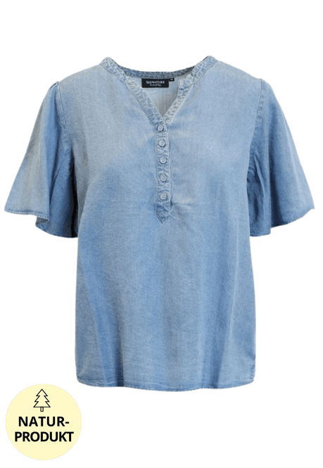 Hovedbilde Lisen bluse blå tencel