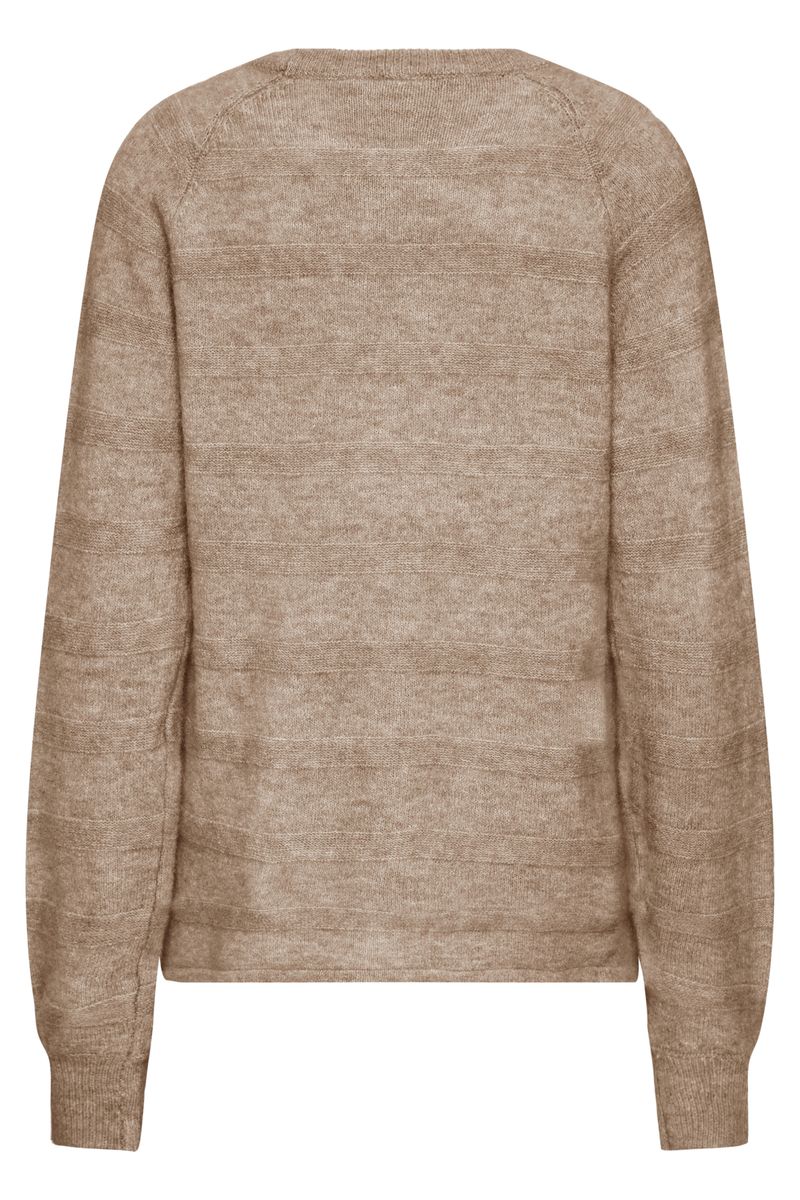 Marion genser m/ull brun melert