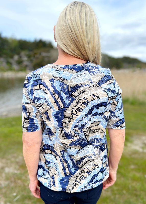 Inger t-shirt frihetsblå