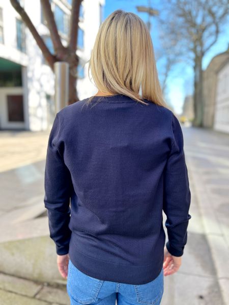 Hovedbilde Amalie klassisk cardigan marineblå