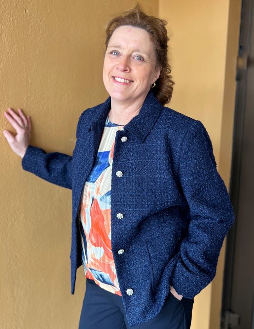 Hovedbilde Ingvild fin jakke blå