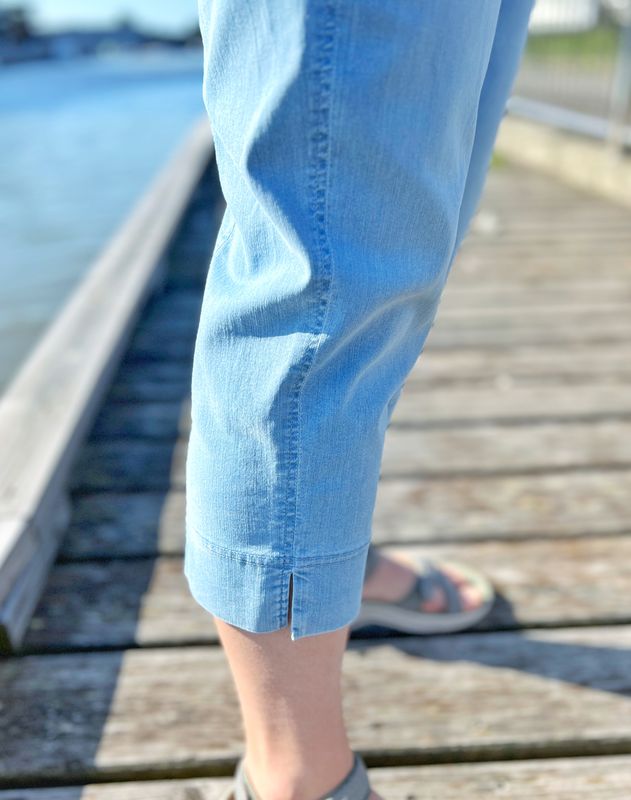 Robell Marie Capribukse lys denim 55cm