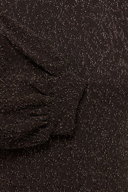 Hovedbilde Katti blusetopp brun glitter