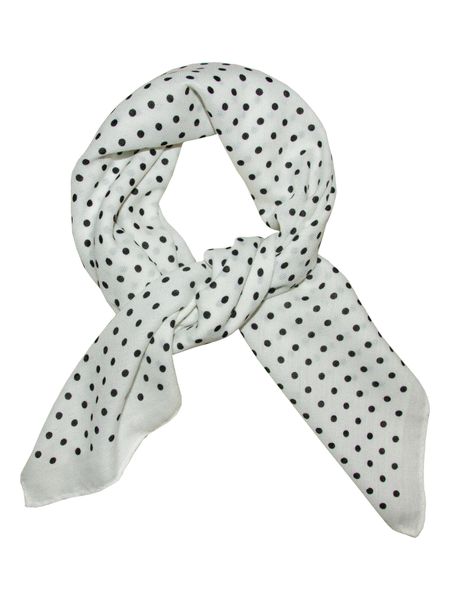 Hovedbilde Skjerf m/prikker krem