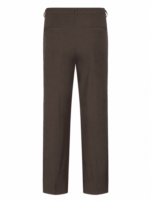 Karin  brun dressbukse med vide bein 81 cm