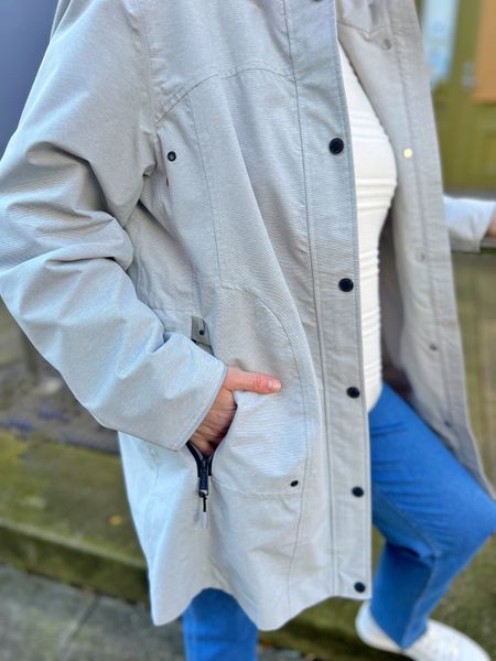 Hovedbilde Hedda allværsjakke lys grå