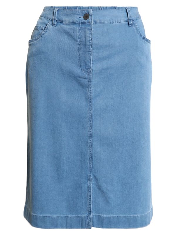 Lisen tencel-skjørt lys blå