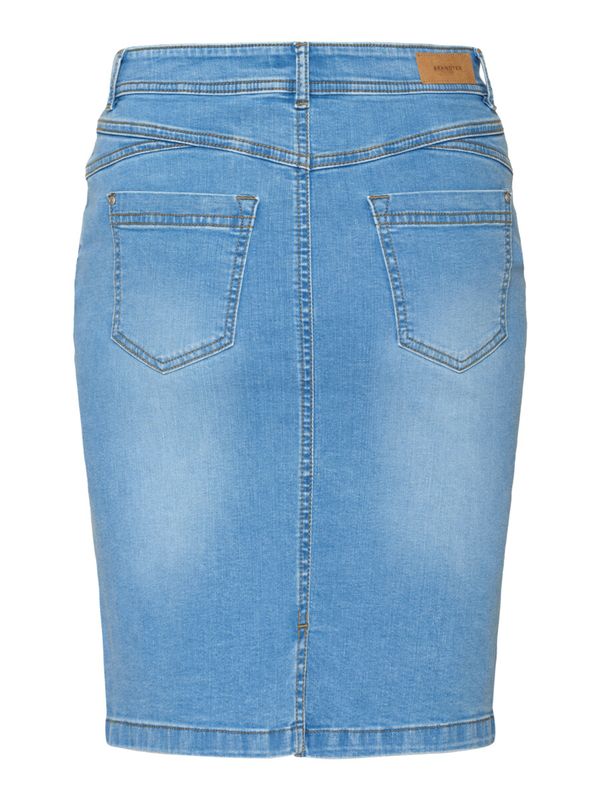 Janne olaskjørt lys denim